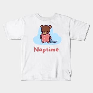 Naptime Bear Cub Kids T-Shirt